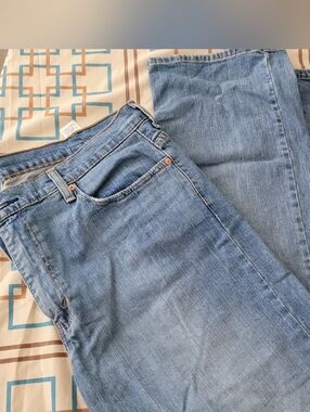 Levis 569 Loose Straight Leg Medium Wash Jeans 38x34